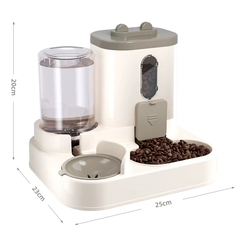 Automatic Dog Cat Feeder and Water Dispenser
