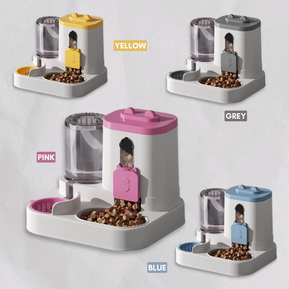 Automatic Dog Cat Feeder and Water Dispenser